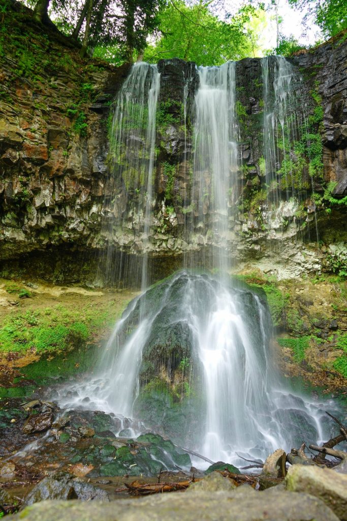 Trador waterfall in Laqueuille