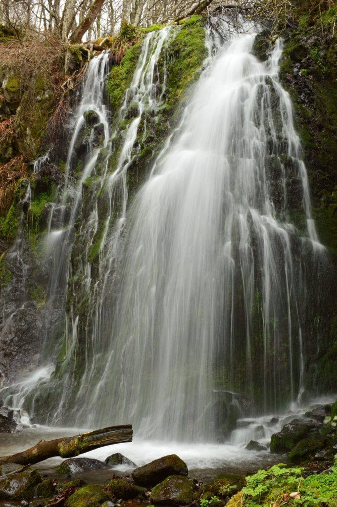 Graille waterfall in Perpezat