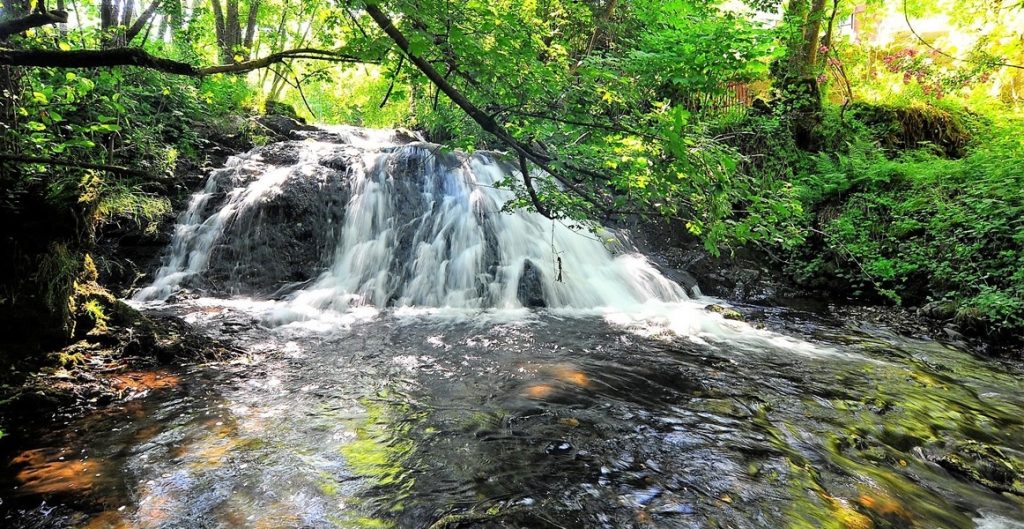 Saliens waterfall in Nébouzat