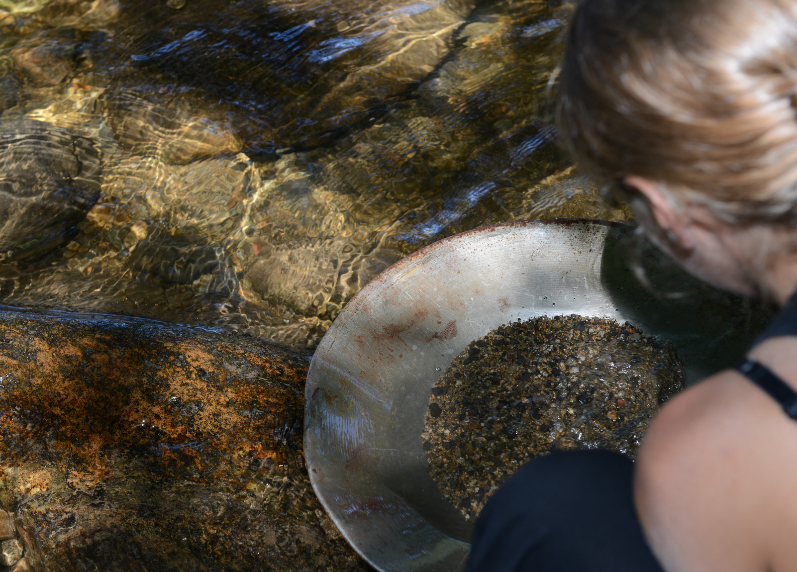 Burande gold panning