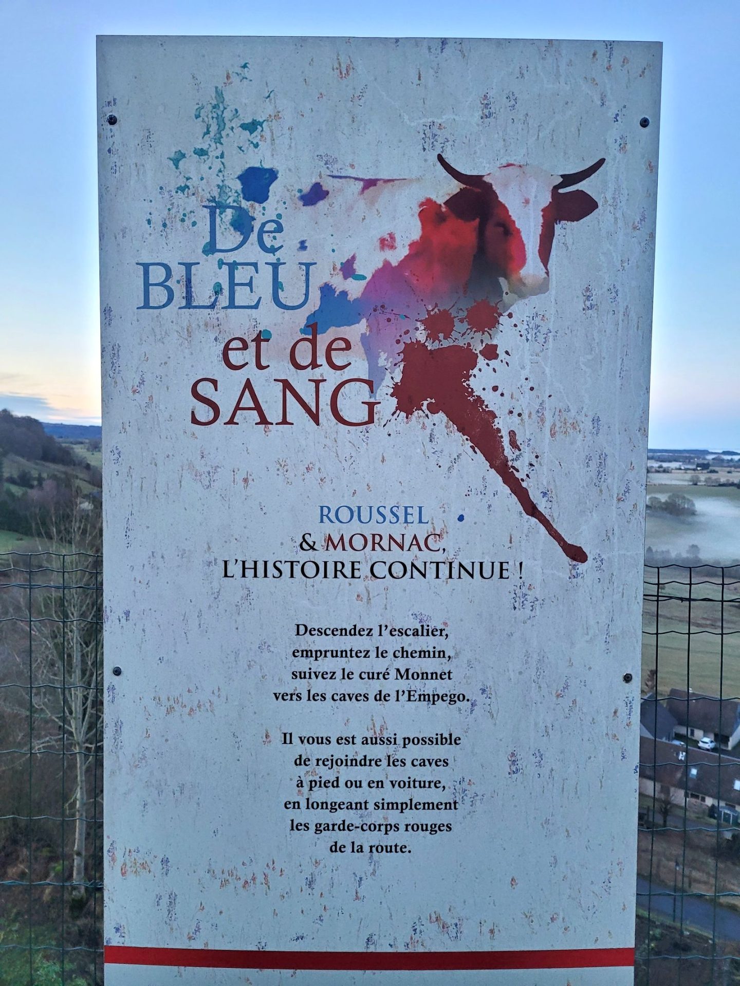 Sentiero di blu e sangue