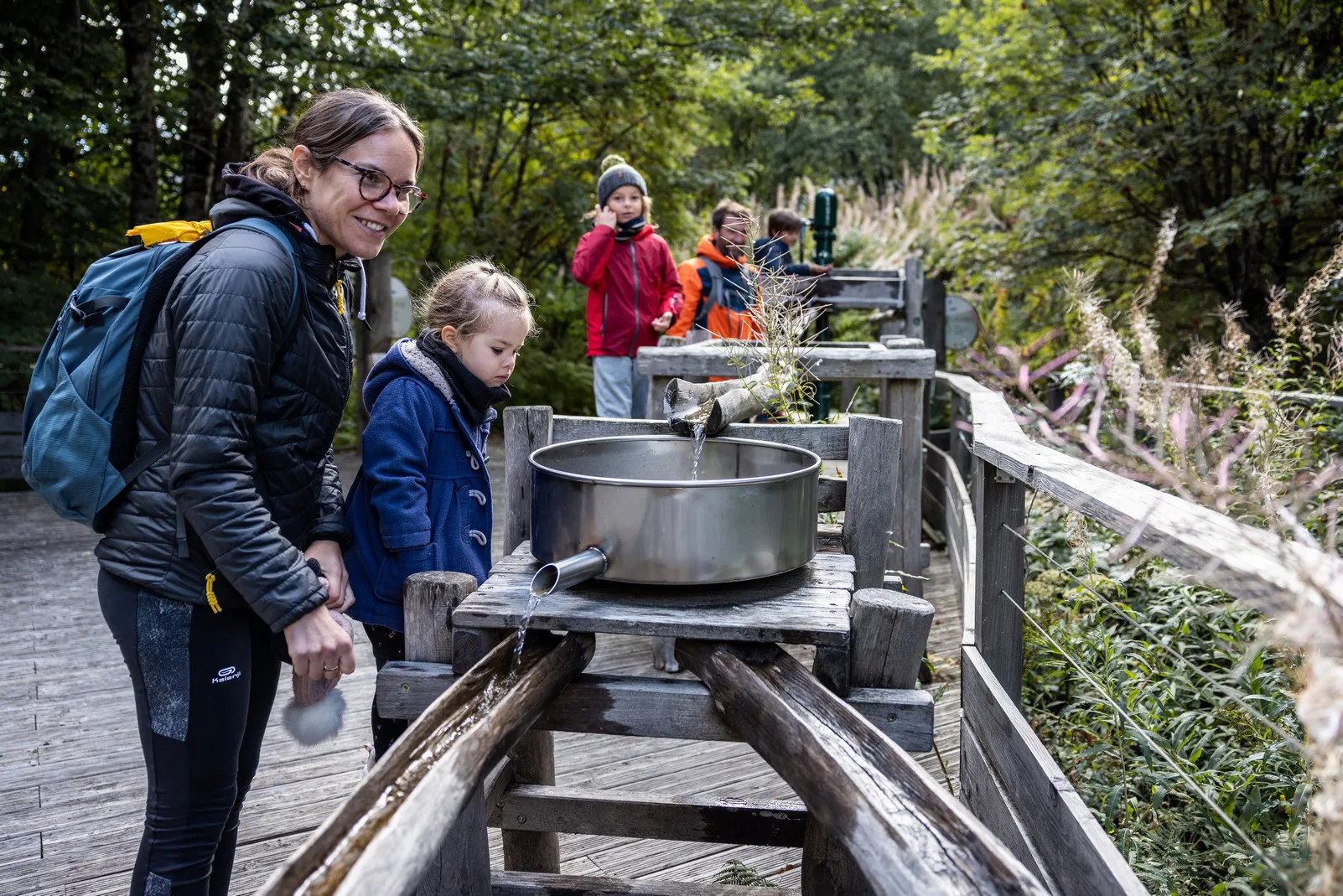 family afternoon at lac de guéry, games