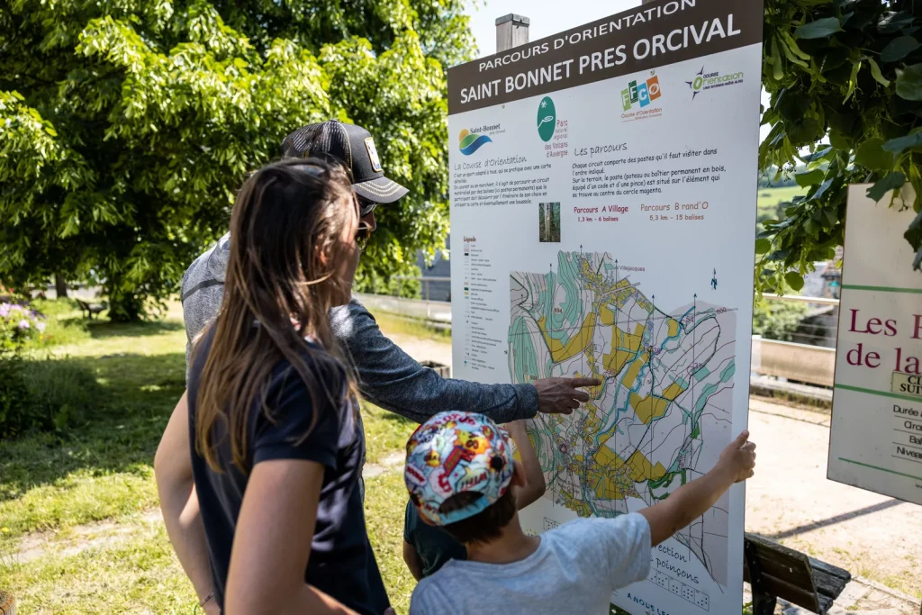 orienteering course auvergne