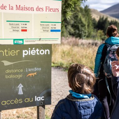 Familienspaziergang in Guéry