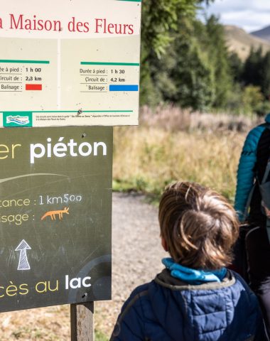 Family walk in Guéry