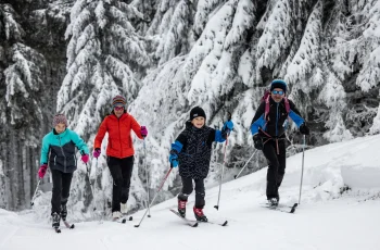 Snow activities in Auvergne