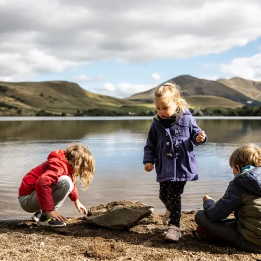 familiemiddag op lac de guéry