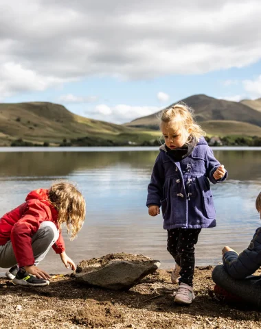 après midi en famille au lac de guéry