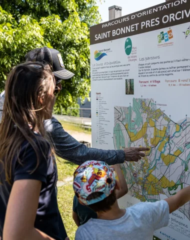 orienteering course auvergne