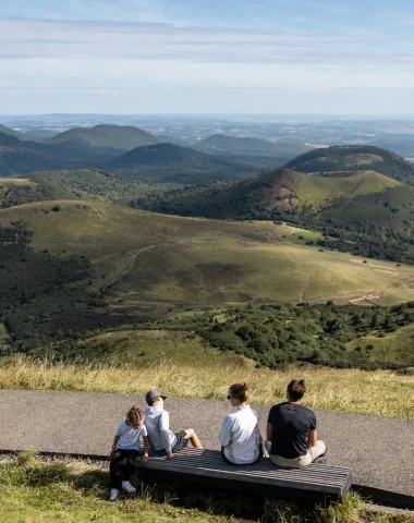 Panorama from the top of the Puy de Dôme