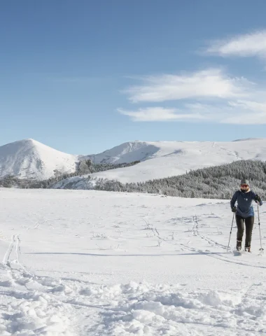 ski de randonnée nordique guéry