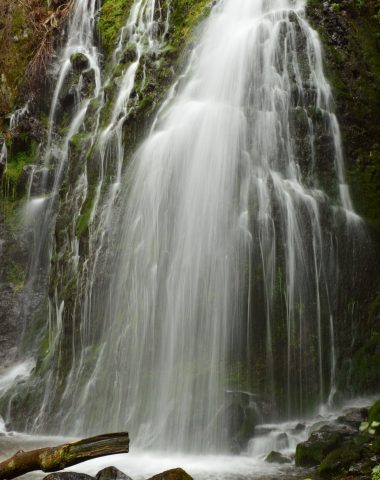 Graille waterfall in Perpezat