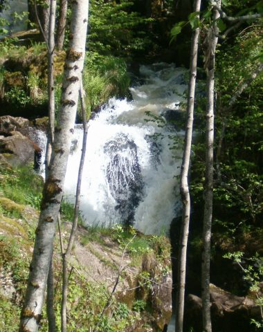 Steinerner Brückenwasserfall