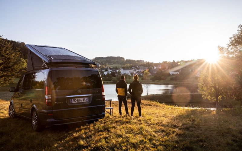 Parkeerplaats voor campers La tour d'Auvergne