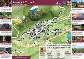 Orcival village plan