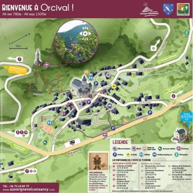Plan de village Orcival