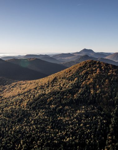 chain of volcanic hills