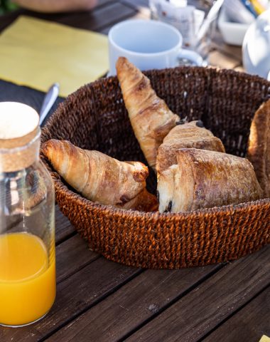 colazione in giardino