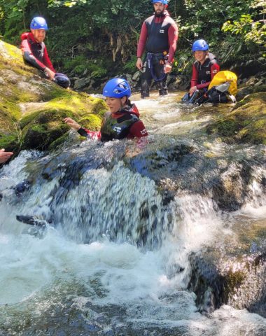 aguas bravas en Auvernia, barranquismo en la torre de Auvernia