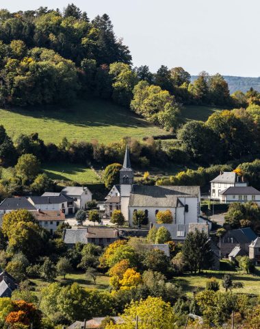 Dorf Saint Bonnet in der Nähe von Orcival